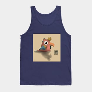 King Tim the Parrot Tank Top